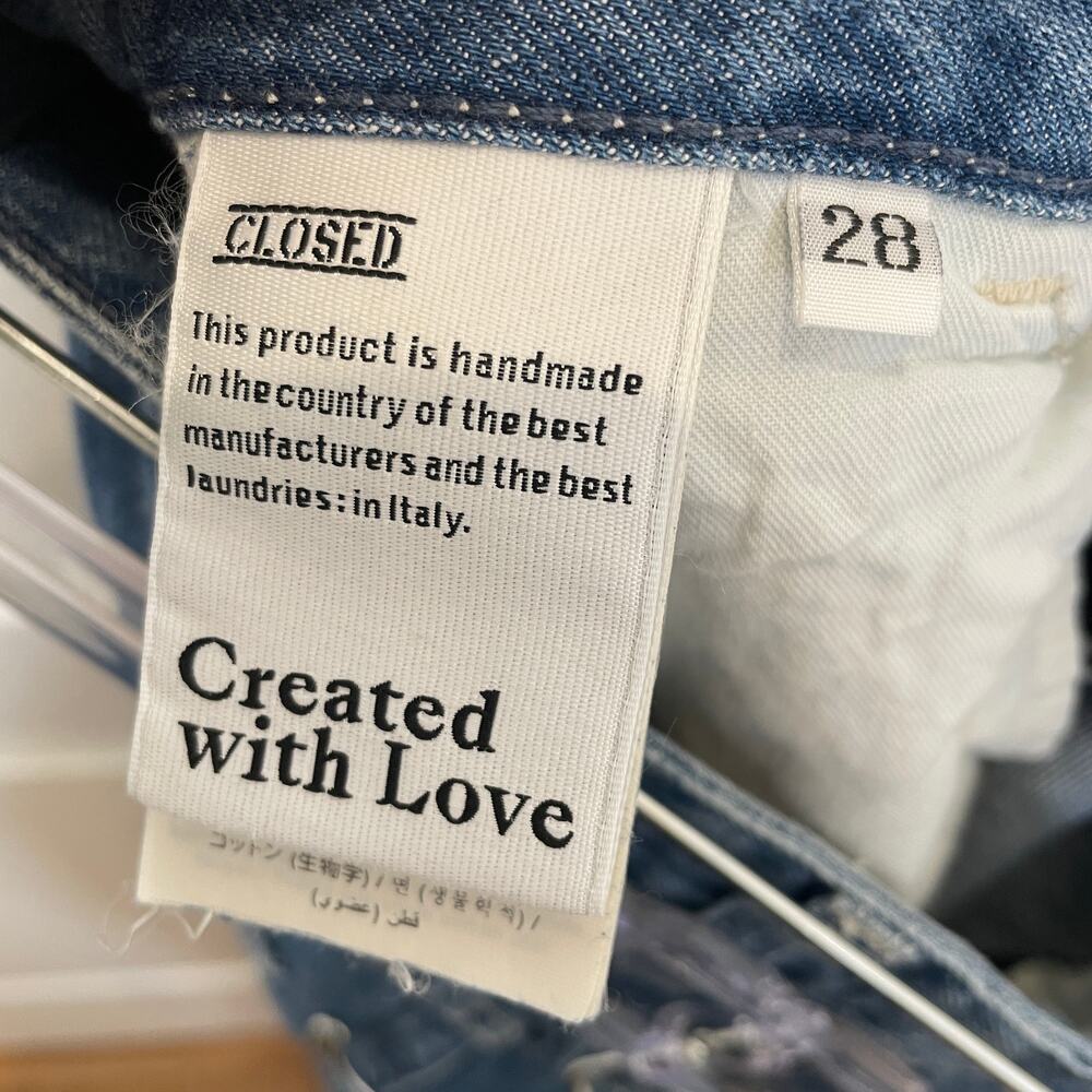 Closed Edison Jeans Wide Leg Straight‎ Different Wash READ Relaxed High Rise 28 - Picture 6 of 8